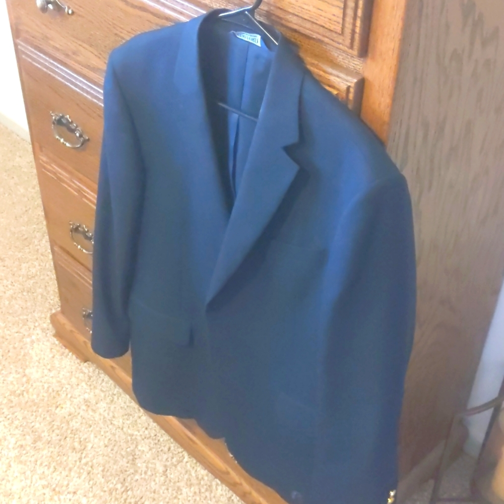 Stafford Navy Suit Coat